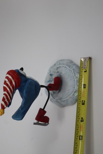 TTOP Blue bird ice skating RUSS BERRIE Merrily we Tweet along vintage figurine - Picture 7 of 8