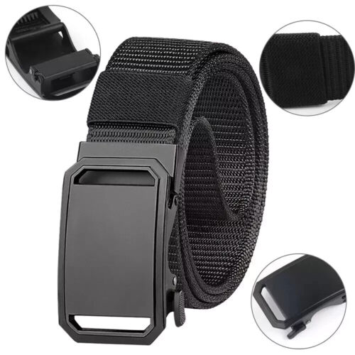 Mens Ratchet Belt Belts For Men Adjustable Automatic Buckle Casual Jeans Dress - Picture 13 of 15