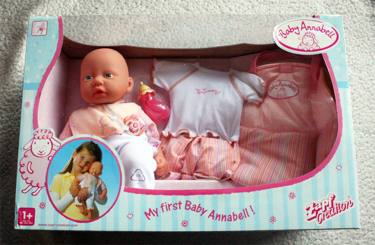 BABY ANNABELL, MY FIRST SERIES. 2004 ZAPF CREATION, RETIRED! BRAND NEW IN BOX OS