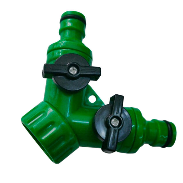 barb Garden Tap Connector 2-way Brass Pipe Fittings Tap Split barb Garden Tap Connector 2-way Brass Pipe Fittings Tap Split