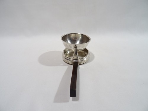ANCIEN PASSE THE ART DECO EN METAL ARGENTE POINCON TEA STRAINER TEESIEB - Picture 4 of 10