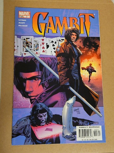 GAMBIT #3 House Of Cards Single Issue X-MEN MARVEL 2004 Layman, Jeanty, Hillsman - Picture 1 of 4