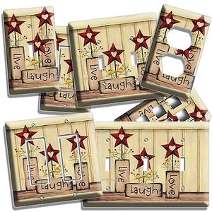 Live Laugh Love Light Switch Wall Plate Outlet Kitchen Decor Living Room Bedroom Ebay