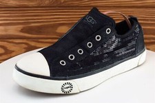 UGG Women Size 6.5 M Black Fashion Sneakers Fabric 3316