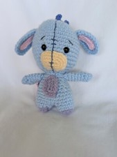 Homemade Crochet 5" Eeyore stuffed toy Doll /Gift/Collectible