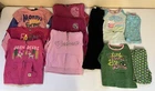 CO478 Girls 4T John Deere Carhartt Lot of 9 Hoodies Shirts Pajamas Bellbottom
