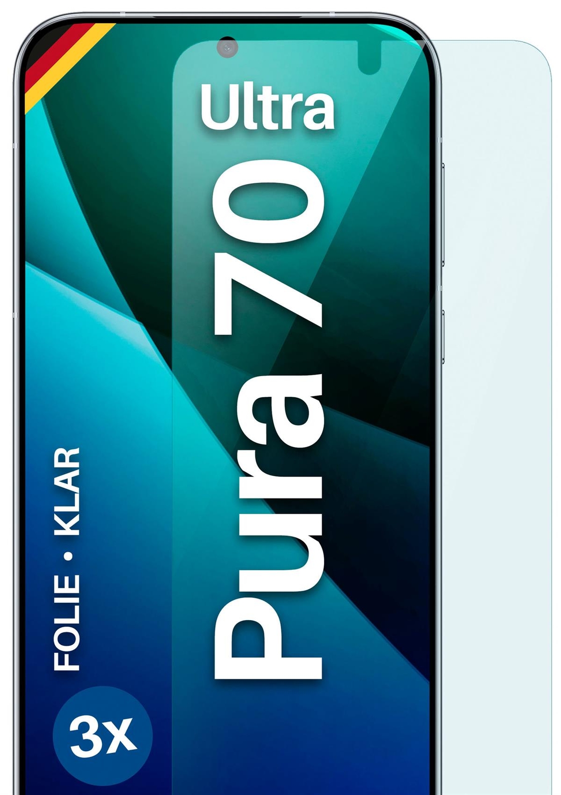 3-кратный дисплей для Huawei Pura 70 Ultra с высокой четкостью изображения и гибким стеклом