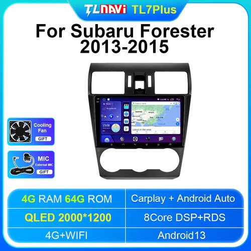 Sistema estéreo Android 13 CarPlay con pantalla HD para Subaru Forester 2013-2015 - Imagen 31 de 48