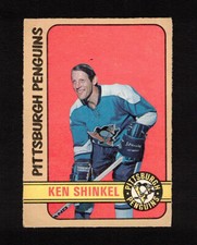 1972-73 KEN SCHINKEL #256 VG+ OPC ** SCARCE Hi # Pens Star/Coach NHL Hockey Card