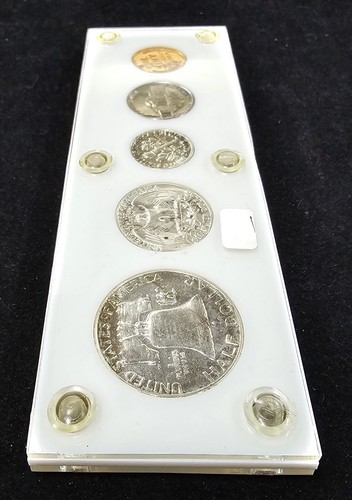 1953-P US PROOF SET - 90% SILVER COINS IN CAPITAL HOLDER SOME CAMEO!! - Picture 5 of 7