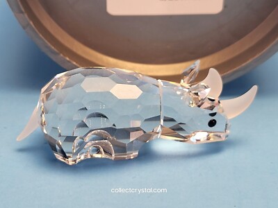 SWAROVSKI - スワロフスキー『RHINOCEROS  Rhino』ソウルメイト  希少  美品 SWAROVSKI RHINOCEROS Rhino 151521 SMALL MIB Complete | eBay