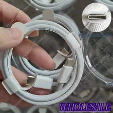 USB-C to USB-C Cable Fast Charger Data Cord For iPhone16/15 Plus/15 Samsung Lot