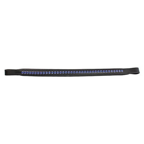 JHL Padded bluee Diamante Browband (TL1658) JHL Padded bluee Diamante Browband (TL1658)