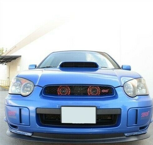 Passend für Subaru Impreza Blobeye STi 03-05 Modelle | Frontsplitter Lippenspoiler schwarz - Bild 1 von 8