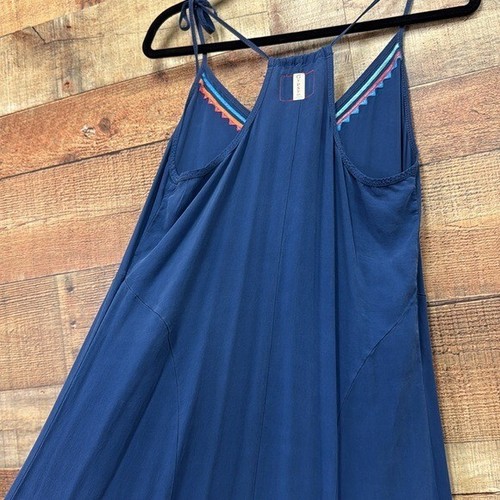 Gypsy 05 Silk Embroidered Maxi Dress Made in Hollywood size small - Picture 6 of 8