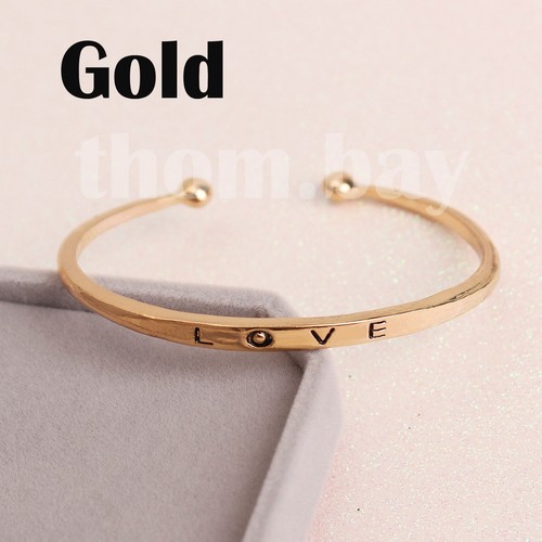 Fashion Women Bangle Bracelet Ocean Crystal Gold Plated Rhinestone Heart Gift - Picture 14 of 15