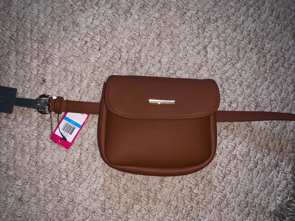 Bnwt Vince Camuto Brown Waist Bag Bum Bag Fanny Pack Size L G