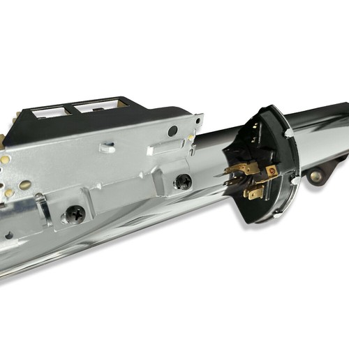 Chrome 30" Auto Steering Column For GM w/ Key & 14" Steering Wheel & Horn Button - Bild 4 von 12