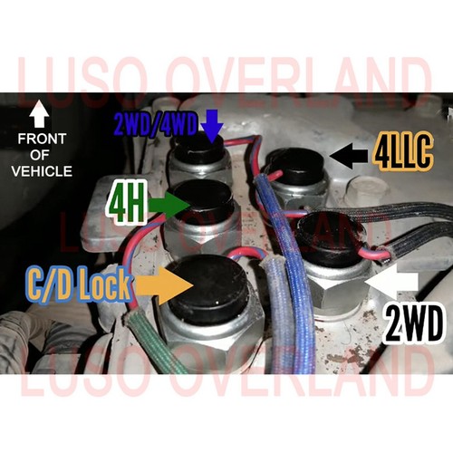 2001-2006 MONTERO Gen3 Transfer Case Position Switch MR580152 2WD/4WD Pajero OEM - Bild 2 von 3