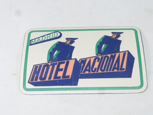Pegatinas retro para equipaje de hotel años 60/70 SIN USAR gran selección - Imagen 18 de 41