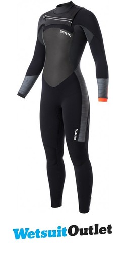2017 Mystic Diva Ladies 53mm Chest Zip Wetsuit Black 170055 2017 Mystic Diva Ladies 53mm Chest Zip Wetsuit Black 170055