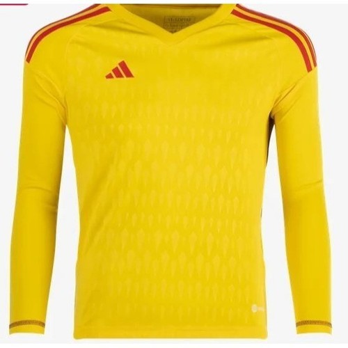 NEW! Adidas Goalkeeper Jersery Yellow Red Stripe Long Sleeve Men's Size 2XL - Picture 1 of 10