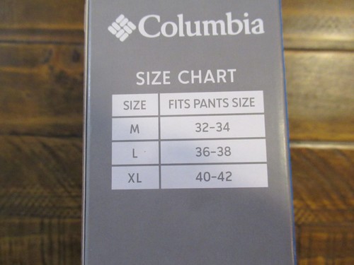 Columbia Men's Leather Belt Black Medium 32in-34in Waist - Picture 4 of 7