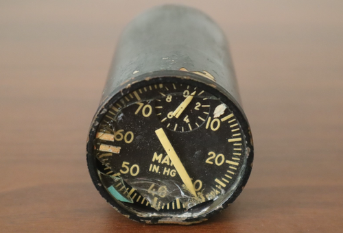 ☑️ Rare Kollsman Instrument Manifold Pressure Gauge in Hg Type No. 1740B-50 Part - Picture 2 of 10