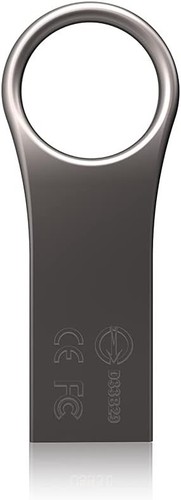 Silicon Power 16GB Jewel J80 USB 3.0 Key Flash Drive, Titanium (SP016GBUF3J80V1T - Picture 6 of 6