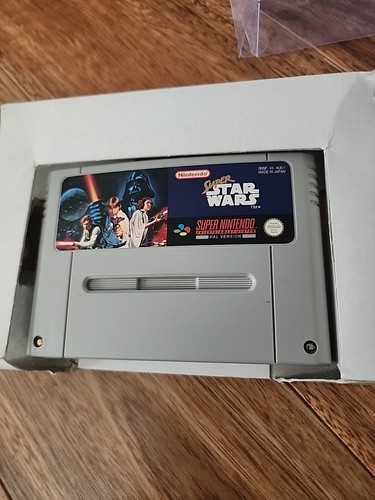 Boxed Super Nintendo SNES Game Super Star Wars PAL Cartridge - Picture 6 of 6