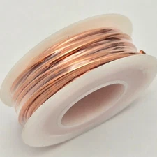 SOLID COPPER WIRE 4 oz Roll 14 AWG Stained Glass Supply