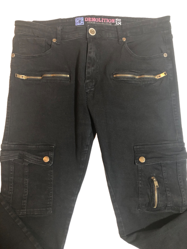 Demolition Jeans Denim Collection Black Size 38 - Picture 2 of 5