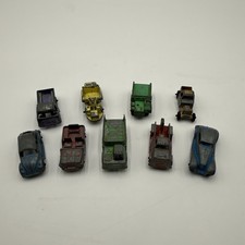 VINTAGE TOOTSIE TOY METAL CARS - LOT OF 9 - MADE IN USA