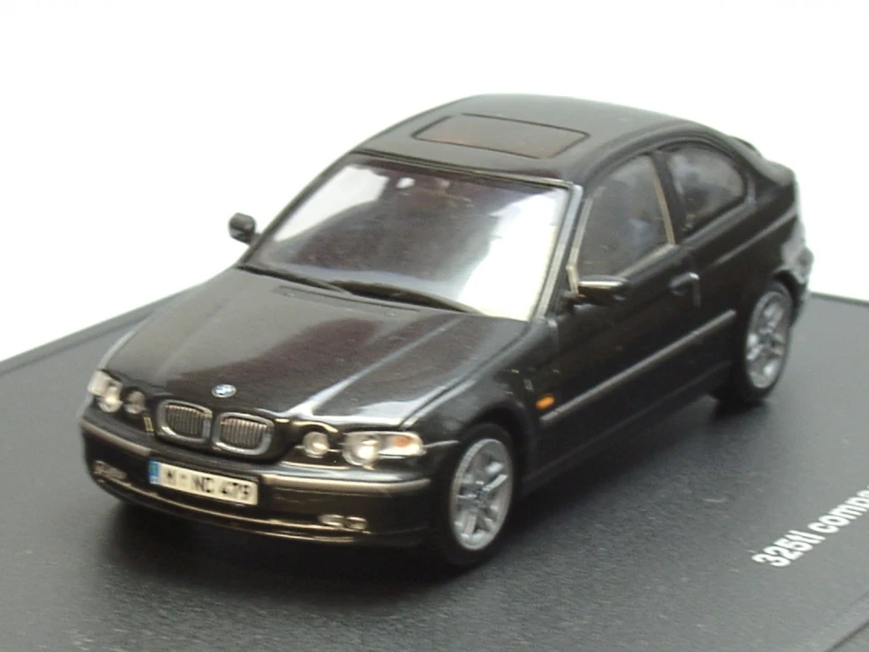 Minichamps BMW 325 ti , 3er Compact, schwarz - dealer Modell - 835 - 1:43 - Bild 2 von 4
