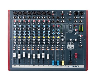 Allen & Heath ZED60-14FX Live and Studio Mixer with Digital FX and USB Port