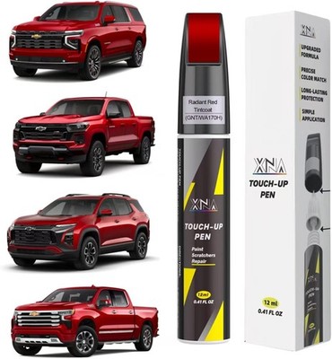 XNA Car Touch Up Paint (Radiant Red Tintcoat (GNT/WA170H)) for Chevrolet, 2 in 1