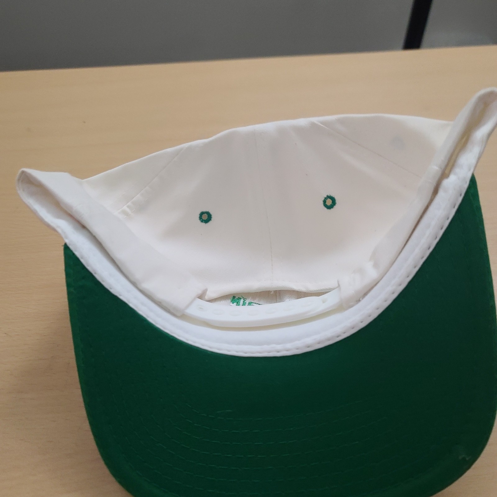 Mountain Dew Baseball Cap Hat Snapback White Gree… - image 4