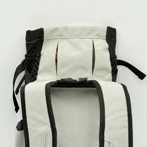K9 Sportsack Air 2 Hundetrage verstellbar Rucksack Wandern hellgrau Gr. Small - Bild 9 von 15