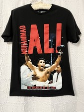 Muhammad Ali Shirt Mens Size Medium Black Red Greatest Of All Time Boxer Short 