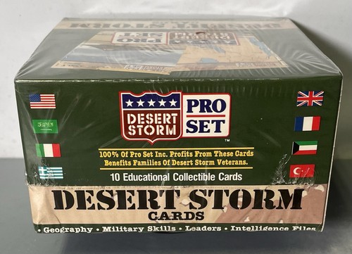 DESERT STORM Pro Set (1991) BOX Of 36 Packs ~NEW & Factory Sealed - Picture 5 of 6