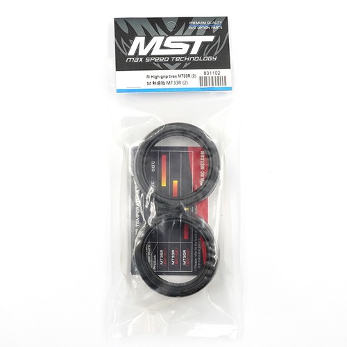 MST MT33R M High Grip Tire 2 pcs For 1/10 RC Touring Car #831102 - Picture 2 of 2