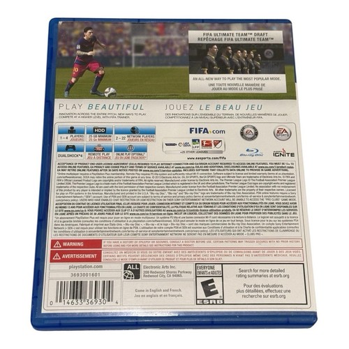 FIFA 16 PS4 Game. Sony PlayStation 4 2015 - Picture 6 of 10