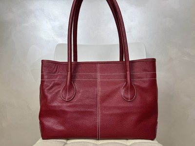 【値下げ】TOD'S レザー トートバッグ 赤 XBWDBMA0250RORR822-01.jpg