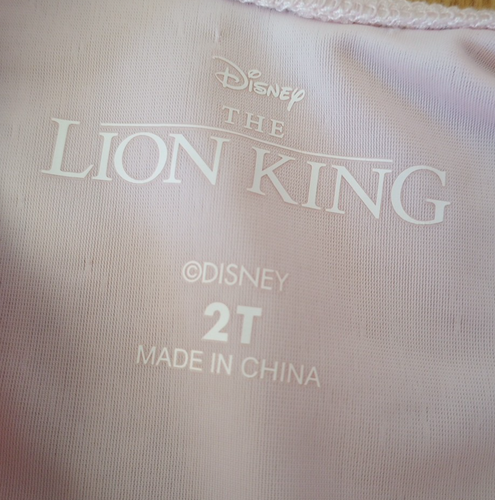Disney The Lion King Nala Tutu Dress 2T Toddler Girl Tank Top Pink Orange - Picture 5 of 9
