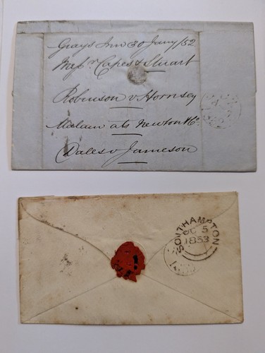 QV One Penny Red Briefe Sammlung 24 Belege ab 1840er Jahre - Bild 10 von 24