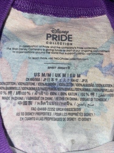 Disney Pride Collection Spirit Jersey Adult Medium Raindow WDW LGBTQ Mickey - Picture 5 of 7