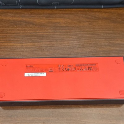 Lenovo ThinkPad Thunderbolt 3 Dock Gen 2 40AN HDMI DP USB-C RJ-45 Black/Red