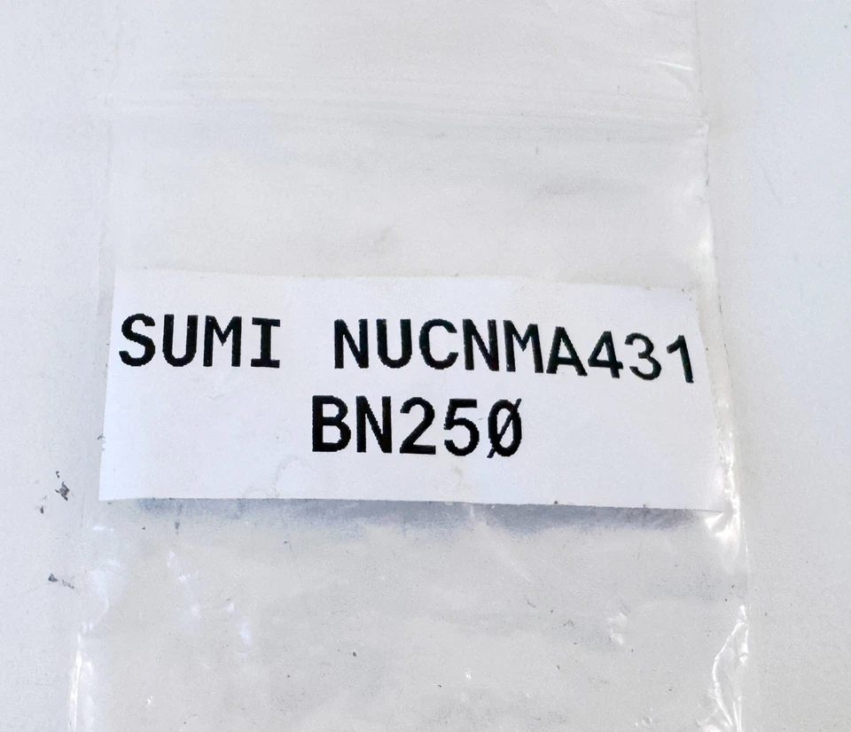 (6) Insertos de torneado indexables SUMITOMO NUCNMA431 BN250 PCBN Foto 3 de 3