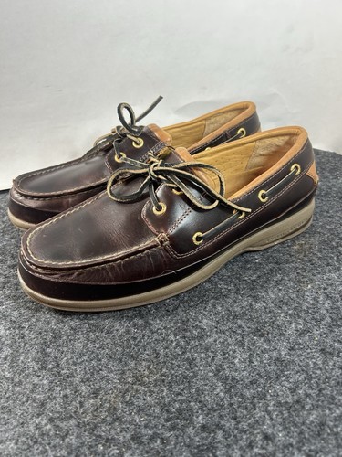 Sperry Gold Cup ASV Amaretto Bootsschuh Herren US Größe 8,5 W braun