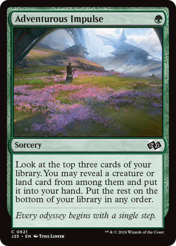 MTG Adventurous Impulse (English ) J25 - Picture 1 of 1